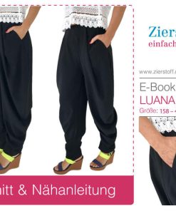 Hose, Haremshose “LUANA”, Gr. 158 – Damengr. 42 [Digital]