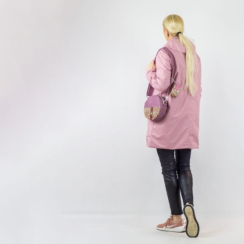 Trench Coat Jackenstoff, unifarben Schwarz – Bild 8
